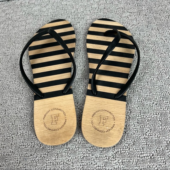 New French Connection Filipa Women Flip Flop , Black - Picture 1 of 5